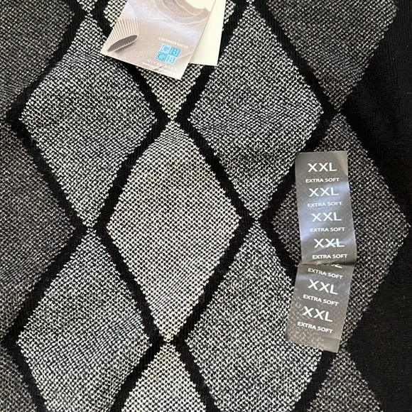 GEOFFREY BEENE  NEW GOLF SWEATER Sz XXL NWT reg $70 - Picture 3 of 7